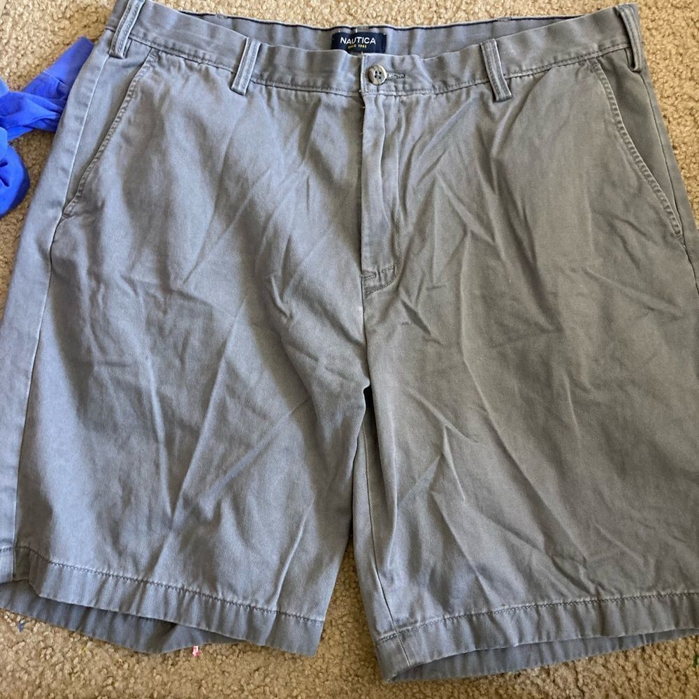 Mens Nautica Flat Front Shorts